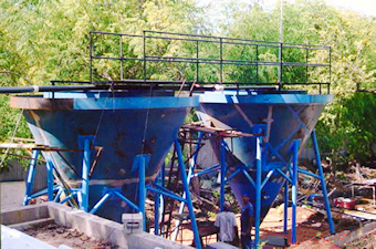 Physical-chemical treatment plant installed in Veralmar S.A. de C.V., at La Unión